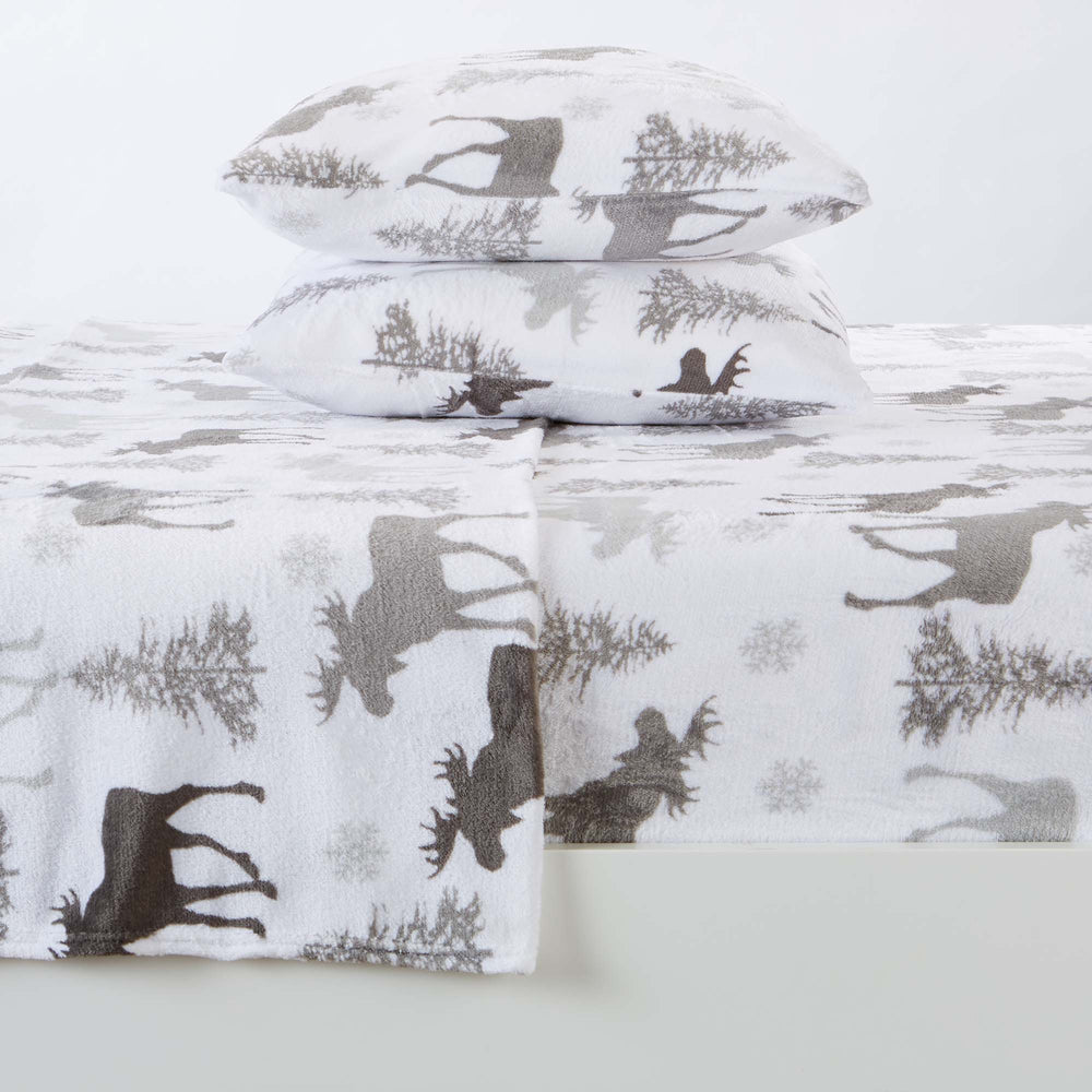 Printed Plush Sheet - Velvet Luxe Collection