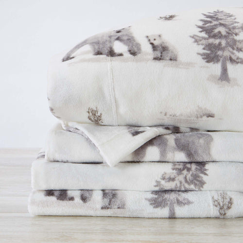 Printed Plush Sheet - Velvet Luxe Collection
