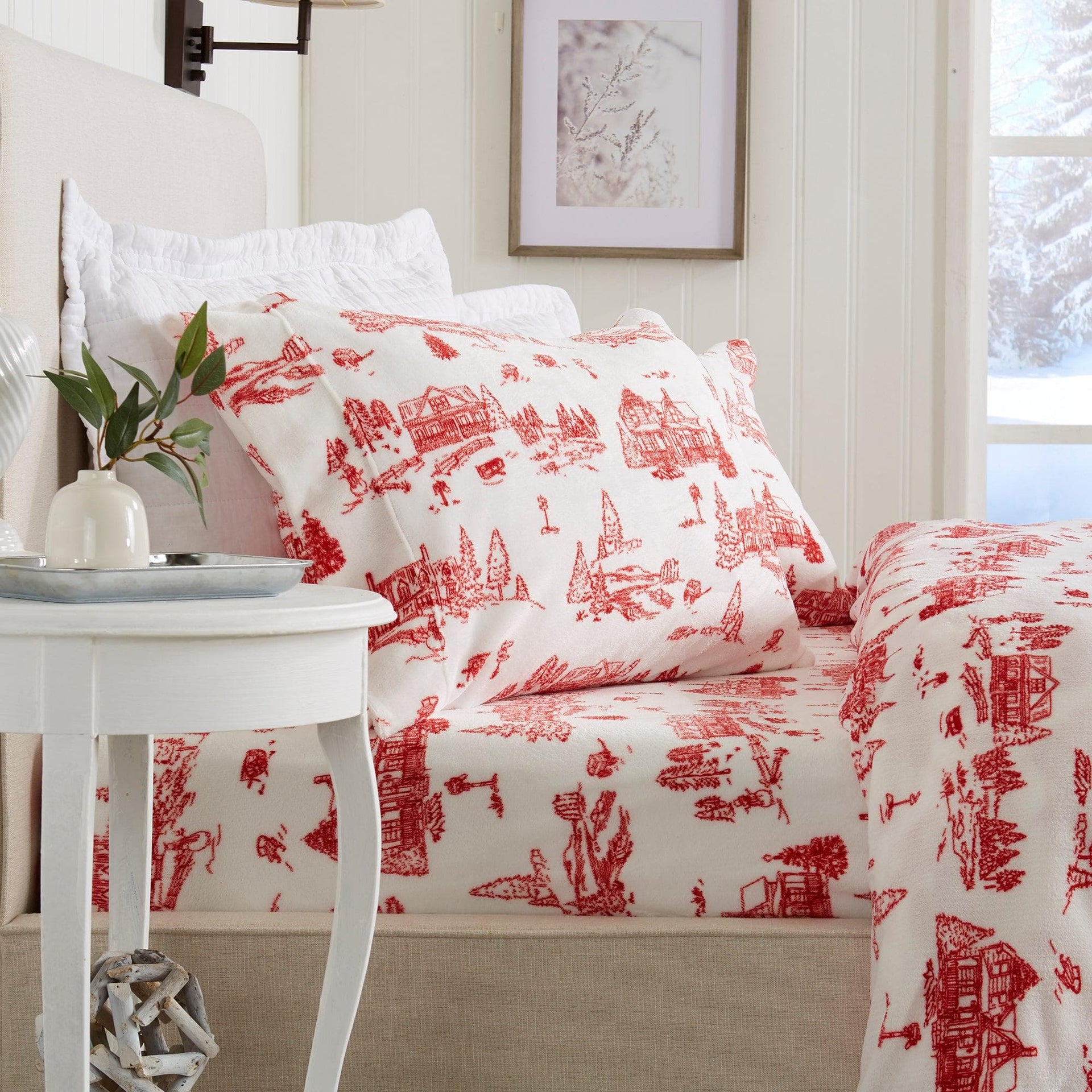 Printed Plush Sheet - Velvet Luxe Collection