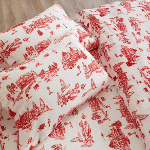 Printed Plush Sheet - Velvet Luxe Collection