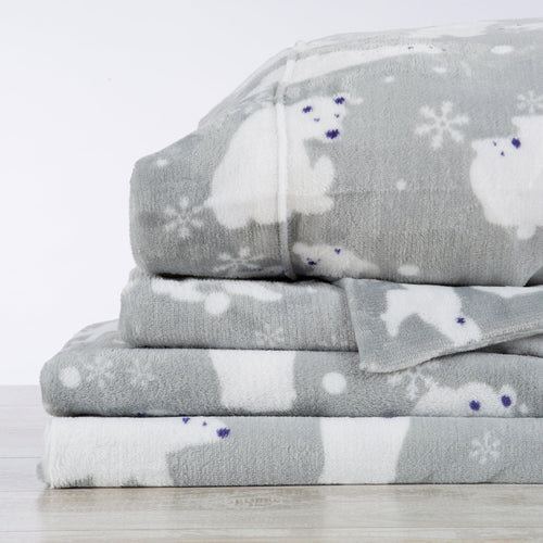 Printed Plush Sheet - Velvet Luxe Collection