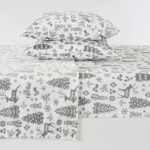 Printed Plush Sheet - Velvet Luxe Collection