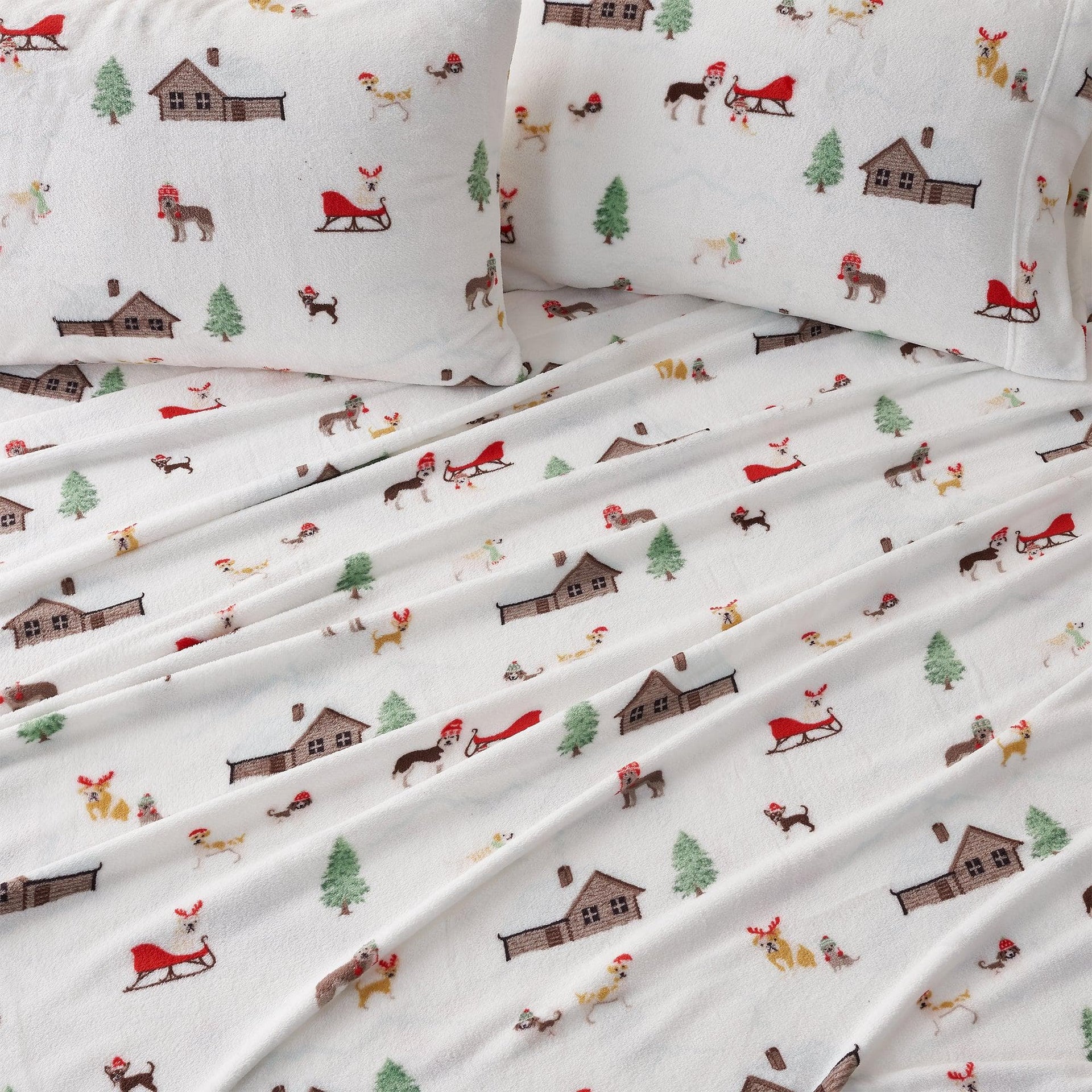Printed Plush Sheet - Velvet Luxe Collection