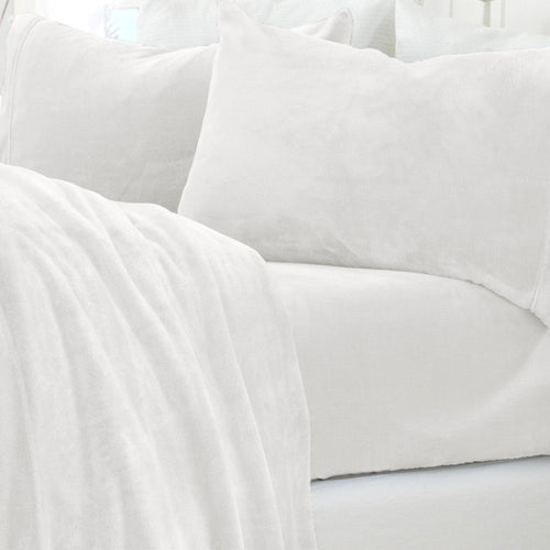Solid Plush Sheet - Velvet Luxe Collection