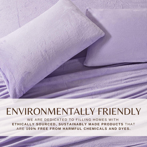 Solid Plush Sheet - Velvet Luxe Collection