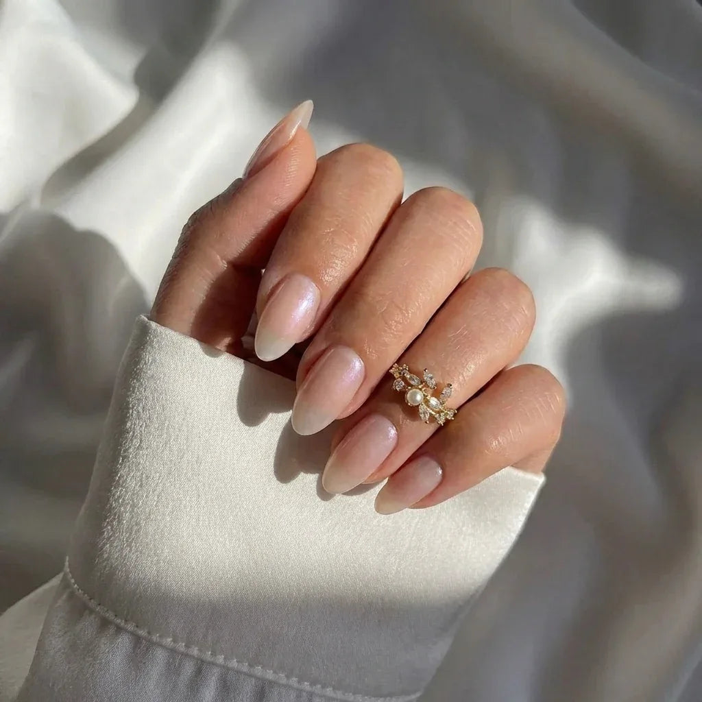 Mirror Glaze Almond Nails - Press On Nails