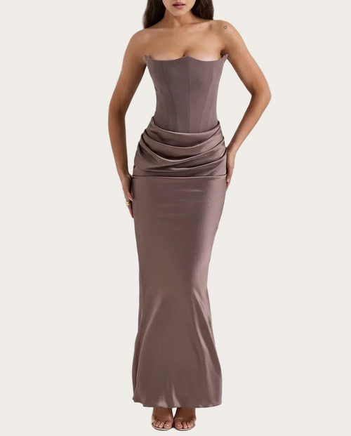 Zorenna Women's "Belle of the Ball" Corset Cocktail Dress