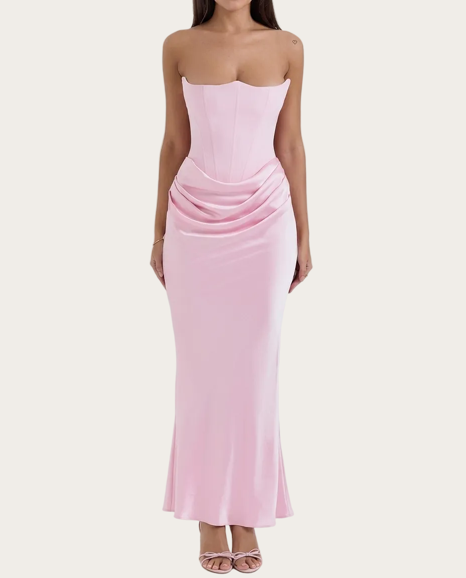 Zorenna Women's "Belle of the Ball" Corset Cocktail Dress