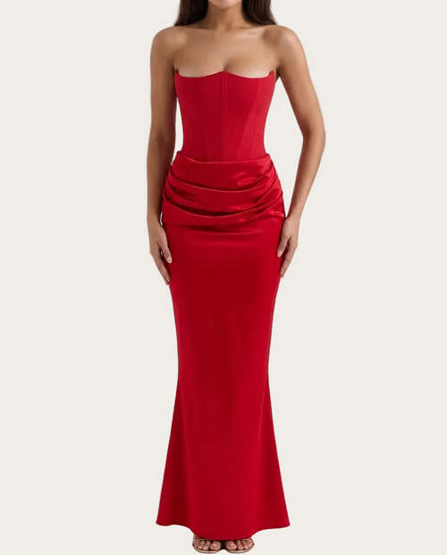 Zorenna Women's "Belle of the Ball" Corset Cocktail Dress