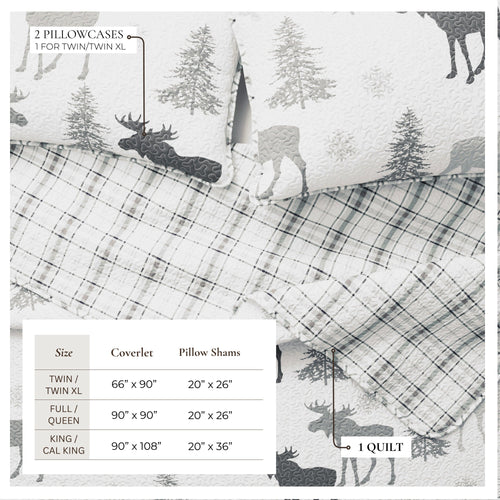 3-Piece Lodge Quilt - Wilderness Collection