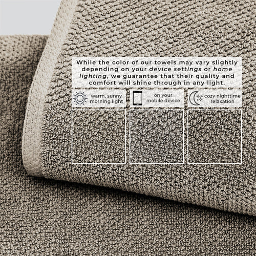 Cotton Textured Bath Towel Set - Acacia Collection