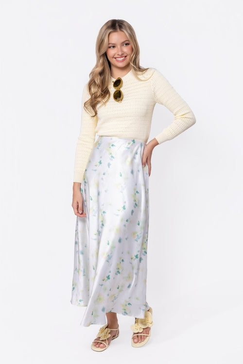 Lisa Skirt (Light Green Ground)