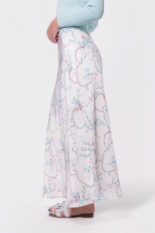 Lisa Skirt (White Flower)