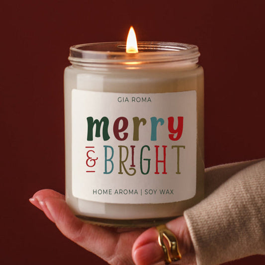 Merry + Bright Candle