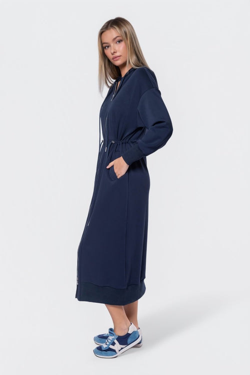 Mina Dress 50" (Navy)