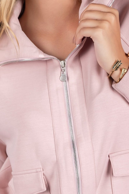 Mina Zip Up Jacket (Pink)