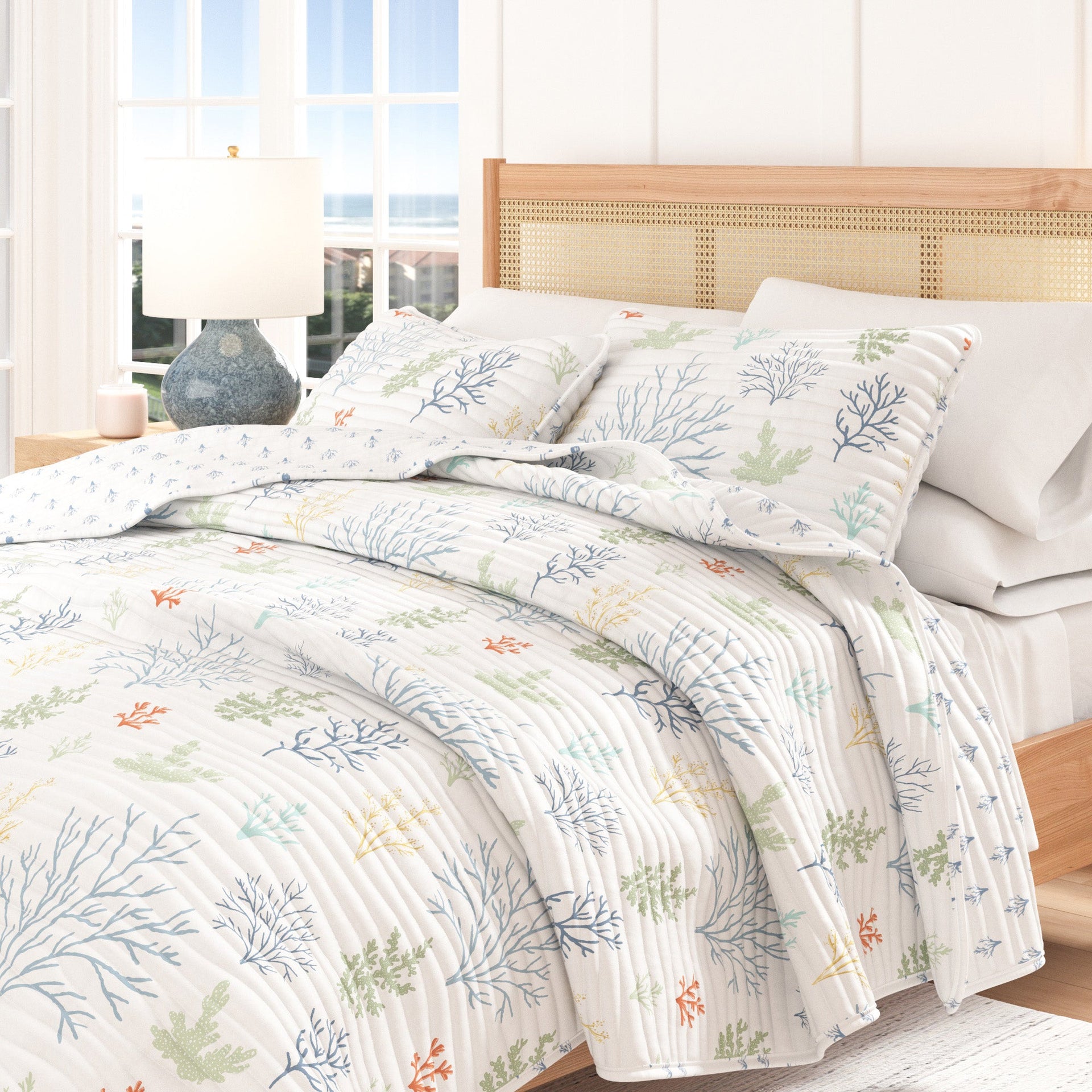3-Piece Coastal Quilt - Maldives Collection