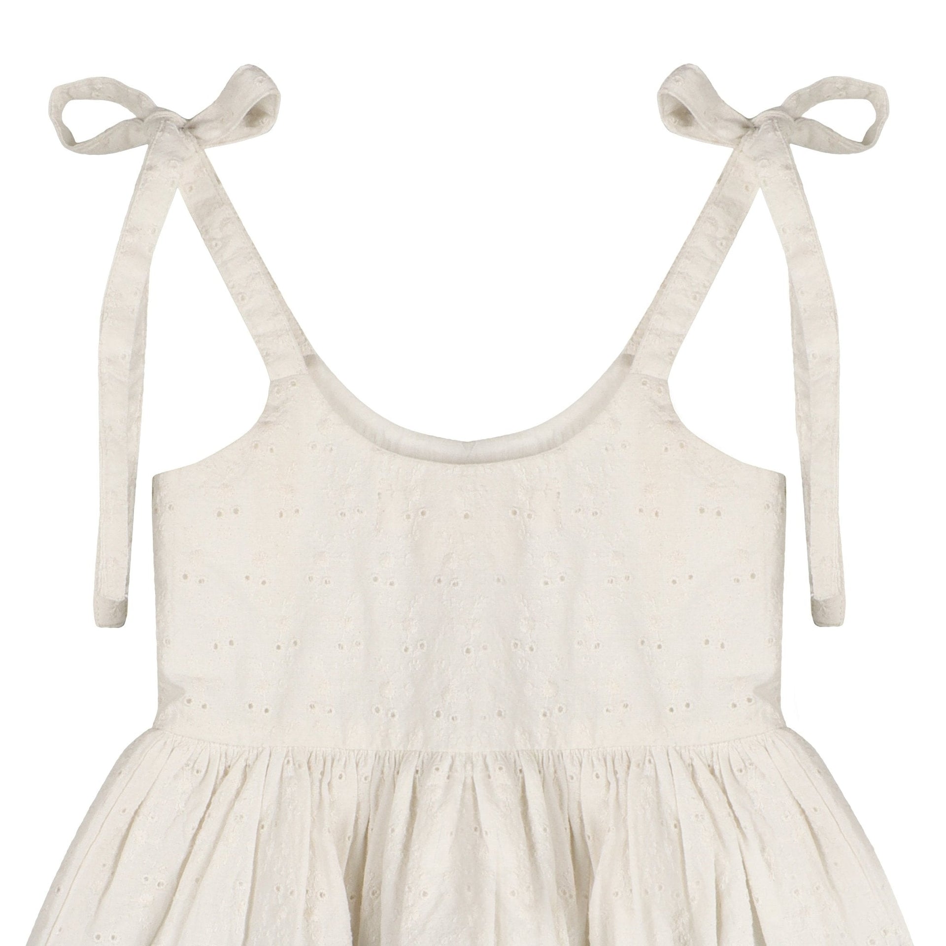 Ocean Ombre Nautical Schiffli | Hand-Dyed 100% Cotton Dress