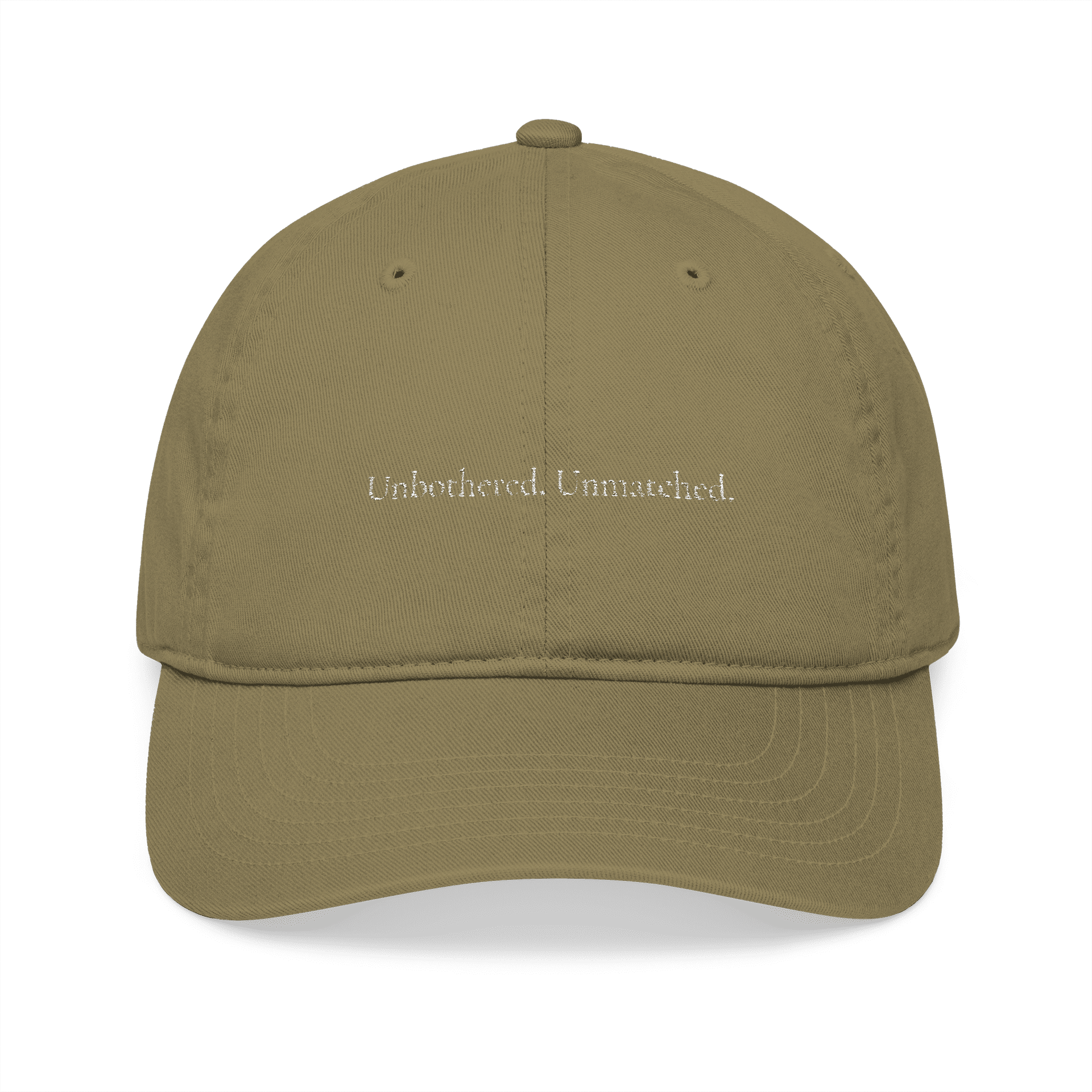 Organic Cotton  Embroidered Baseball Cap