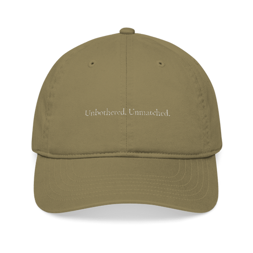 Organic Cotton  Embroidered Baseball Cap