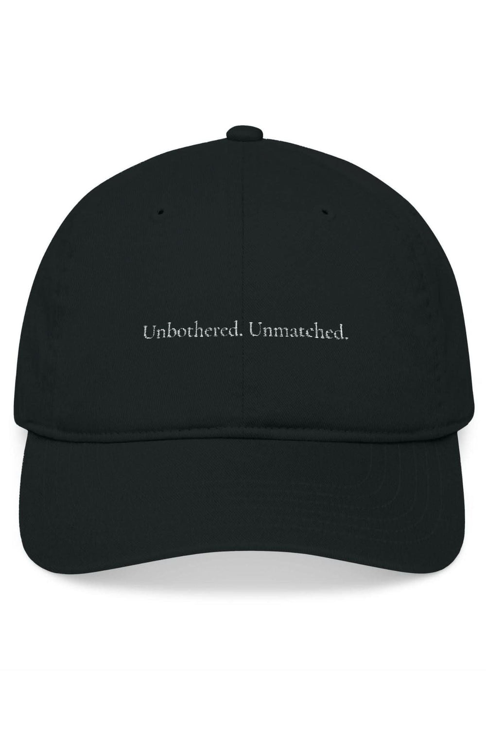 Organic Cotton  Embroidered Baseball Cap