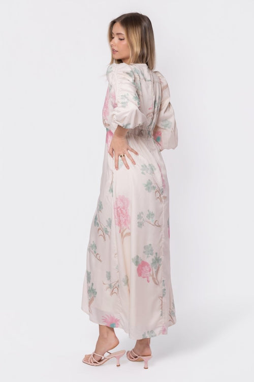 Patricia Dress (Green Pink)