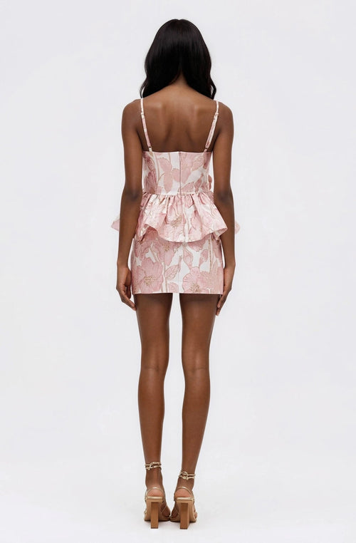 Petal Jacquard Skirt – Pink (Final Sale)