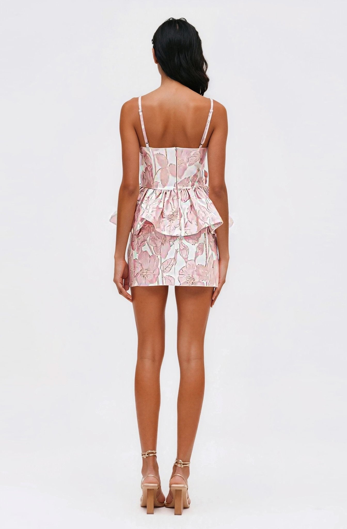 Petal Jacquard Skirt – Pink (Final Sale)