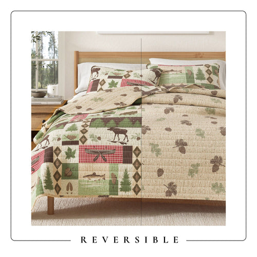 Wilder Collection 3 Piece Lodge Quilt Set