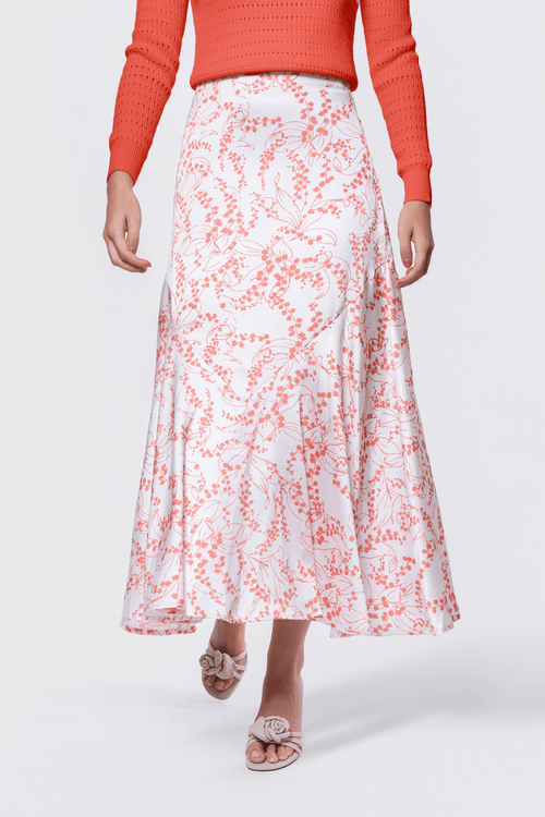Rachel Skirt (Ivory Flower)