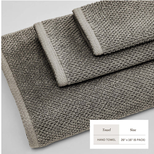 Cotton Textured Bath Towel Set - Acacia Collection