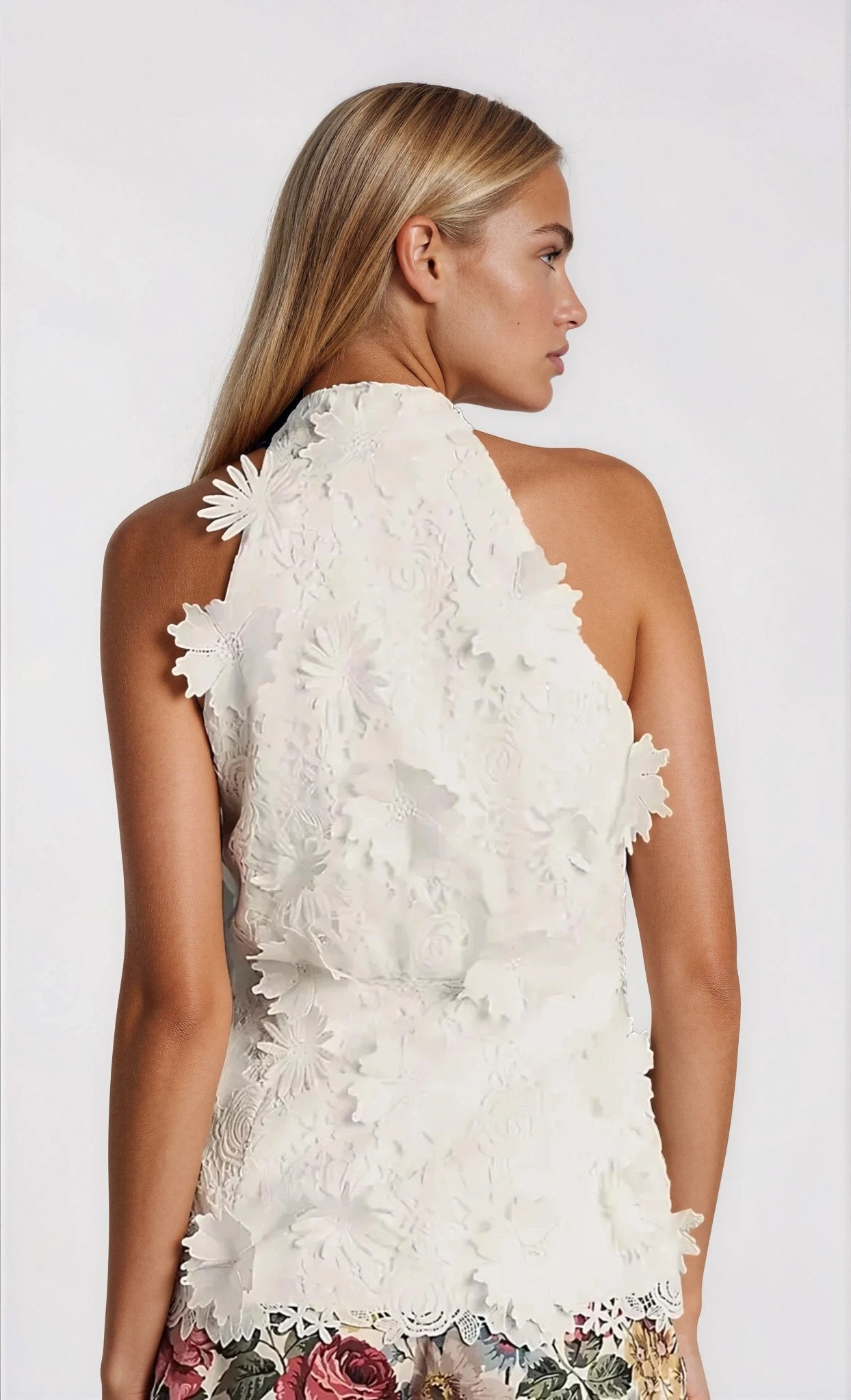 Remy Sleeveless Top – Orchid White (Final Sale)