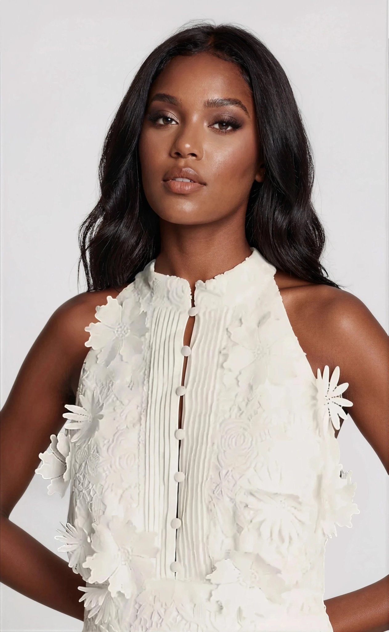 Remy Sleeveless Top – Orchid White (Final Sale)