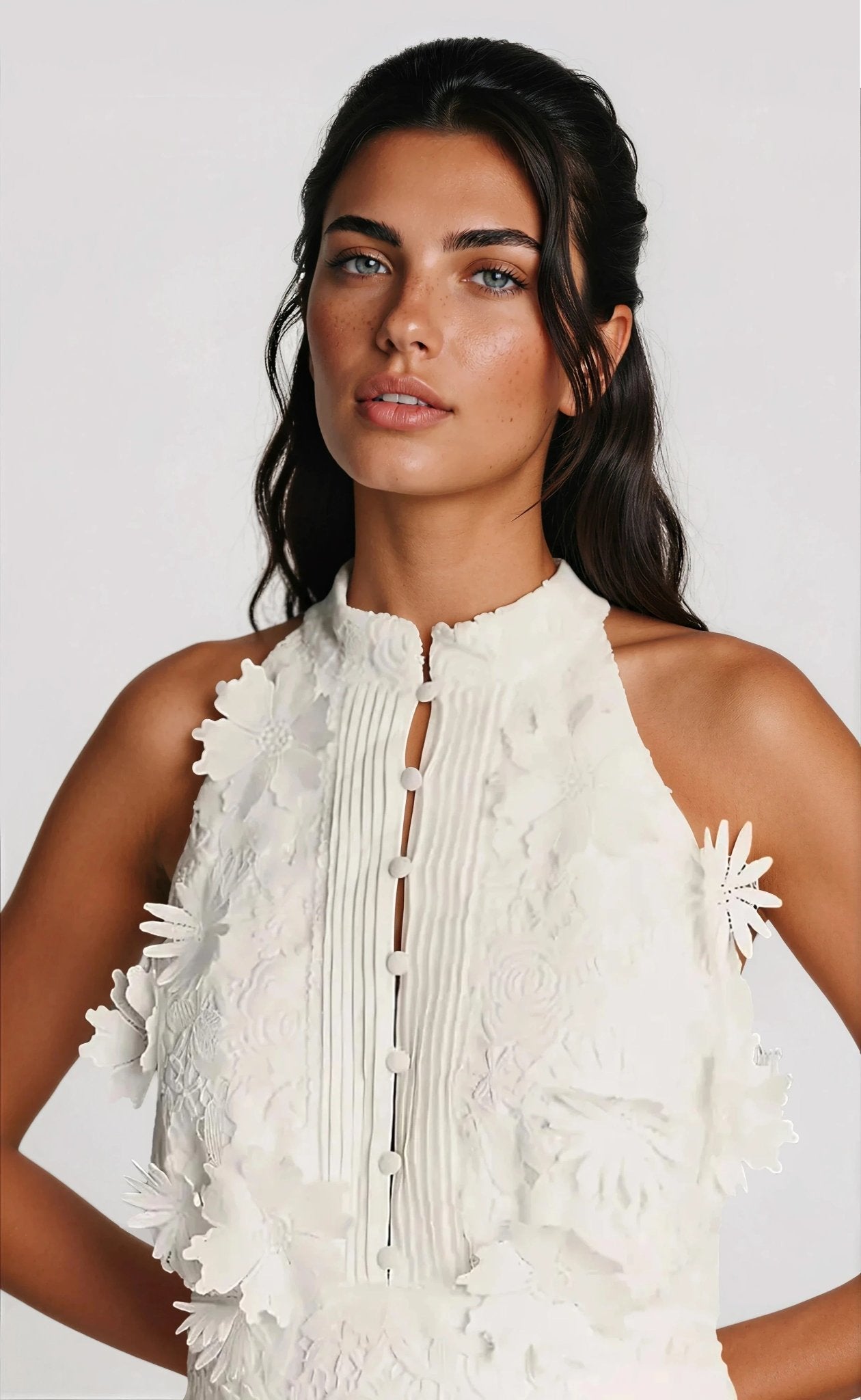 Remy Sleeveless Top – Orchid White (Final Sale)