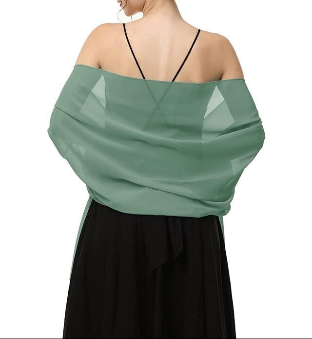 Lightweight Chiffon Shawls Scarves Wraps Sarong M21