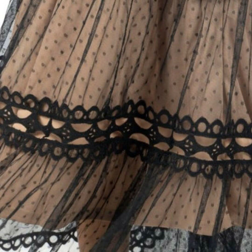 Serena Black Lace Maxi Dress
