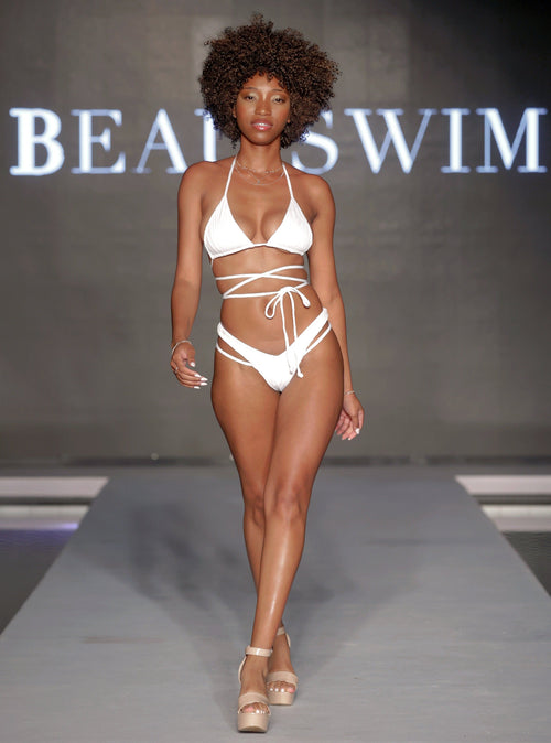 Beau Swim Women's Ivana Bikini Bottoms - White