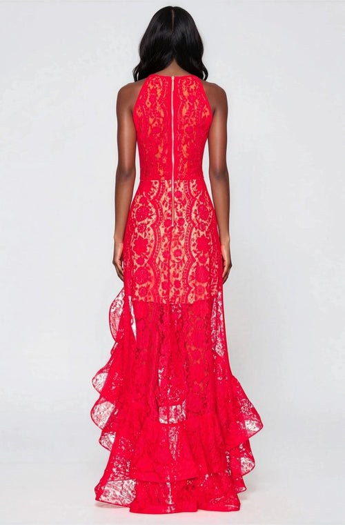 Sicilia Midi Dress – Red