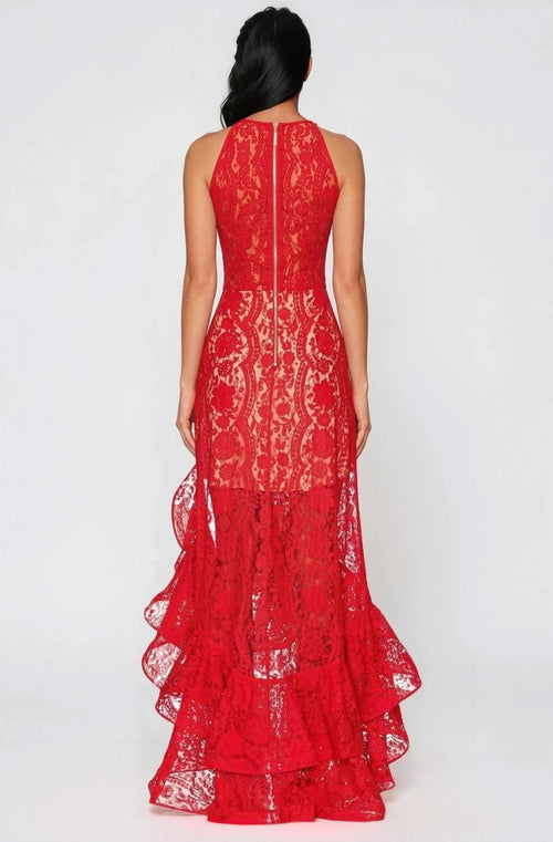 Sicilia Midi Dress – Red