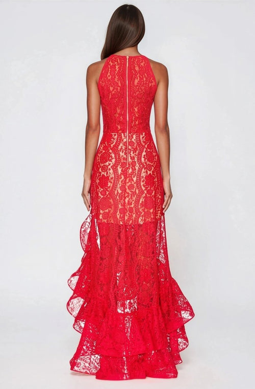 Sicilia Midi Dress – Red