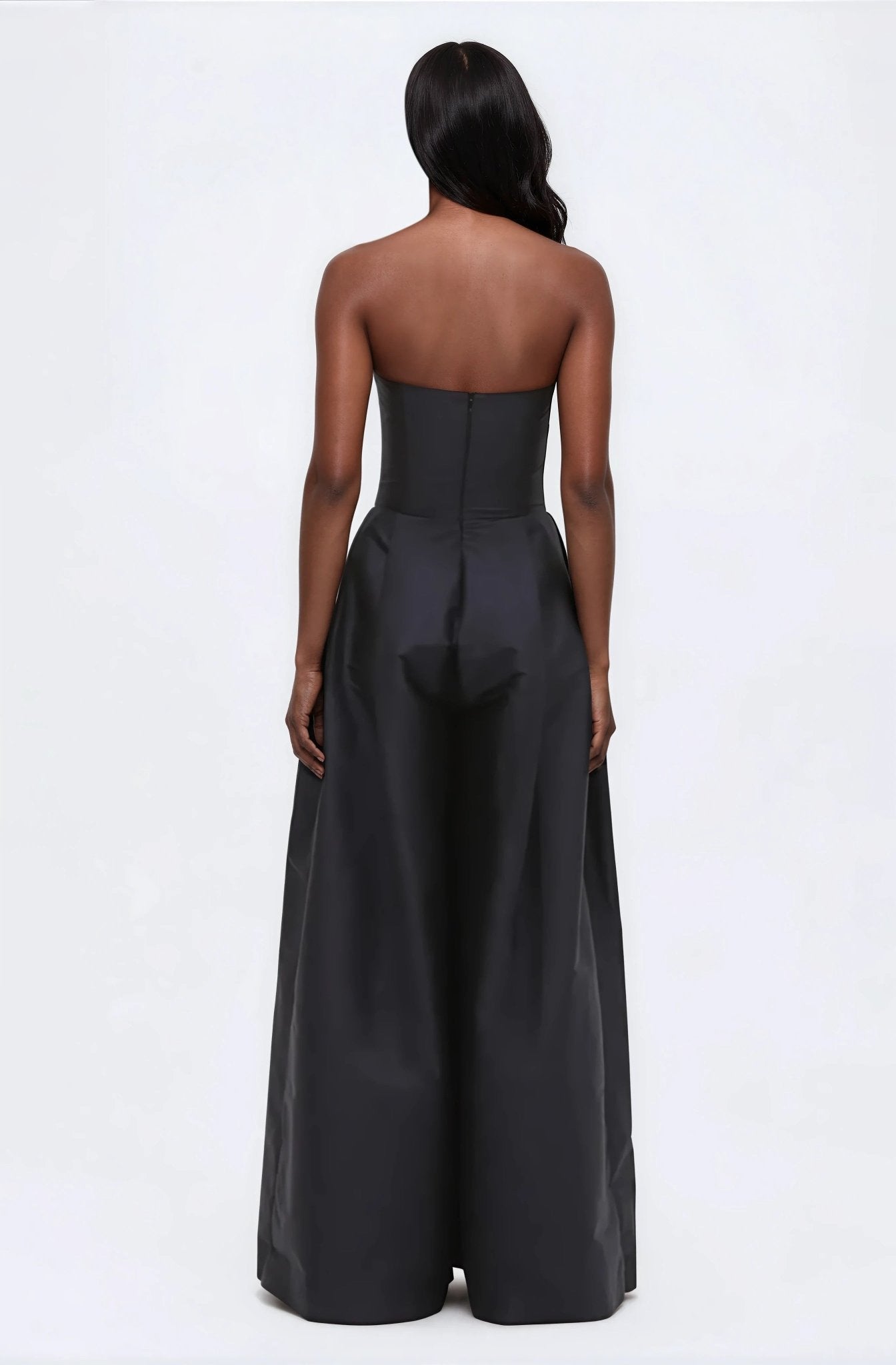 Taffeta Bloom Jumpsuit – Black (Final Sale)