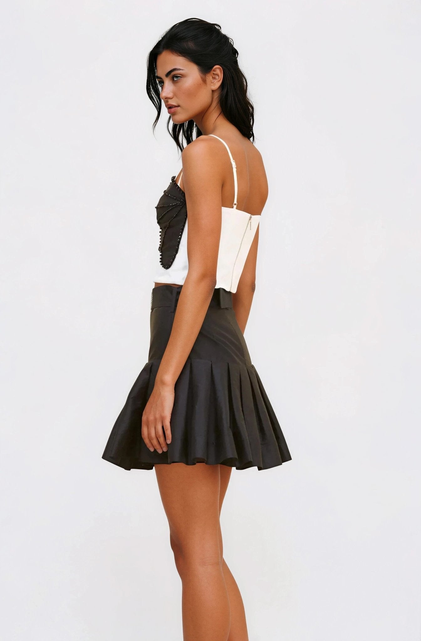 Taffeta Bloom Top - Off White (Final Sale)