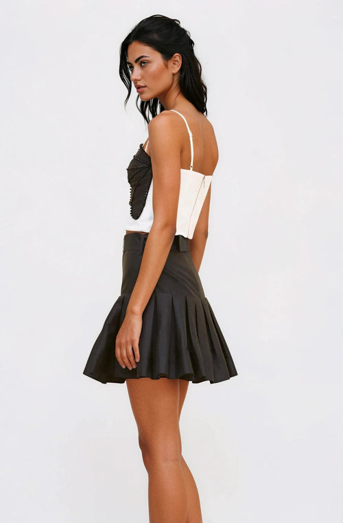 Taffeta Bloom Top - Off White (Final Sale)