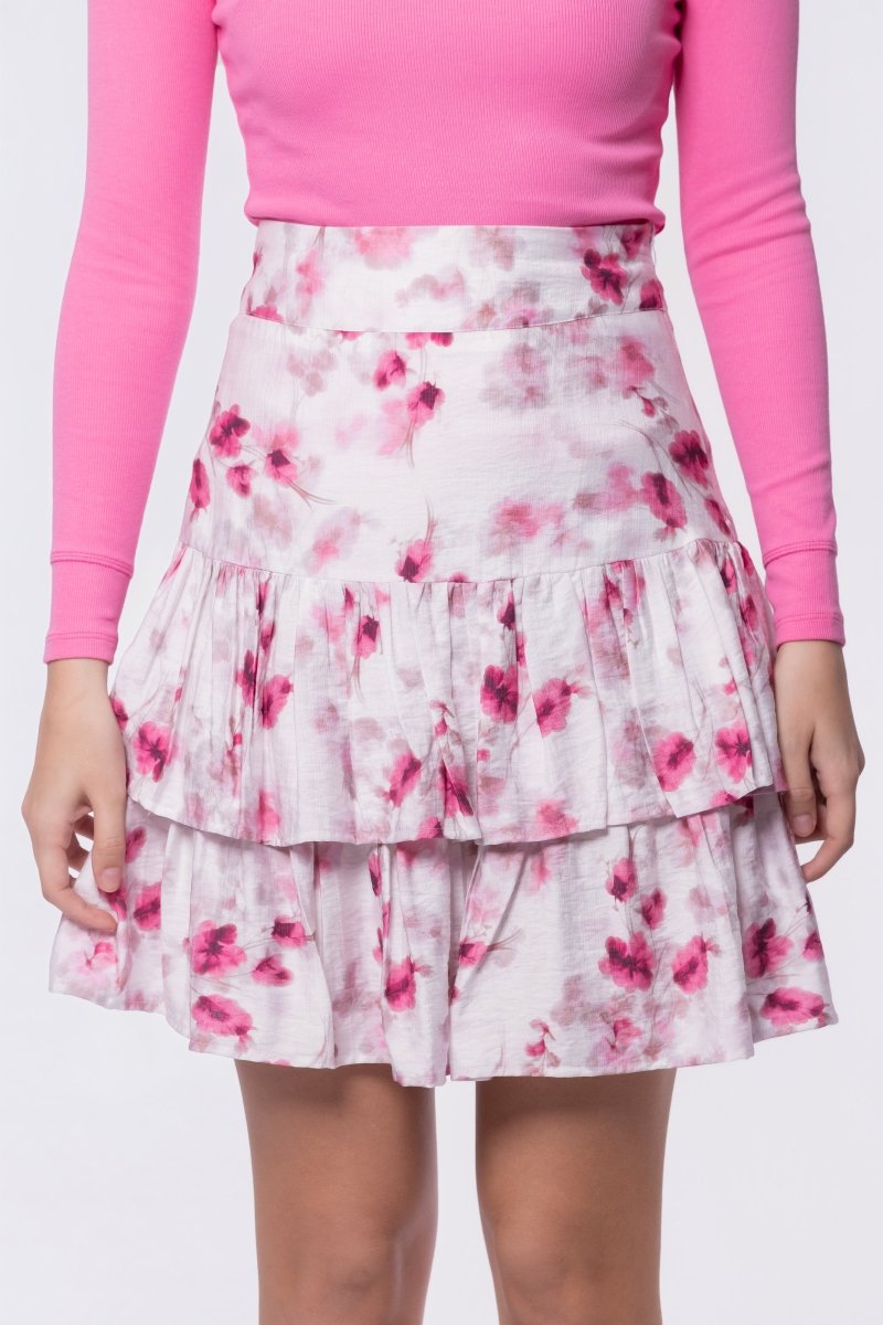 Tessa Skirt (Pink/White)