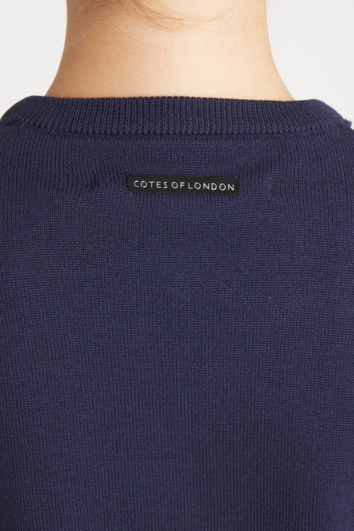 The Duchess | Down / Wool Jacket | Navy