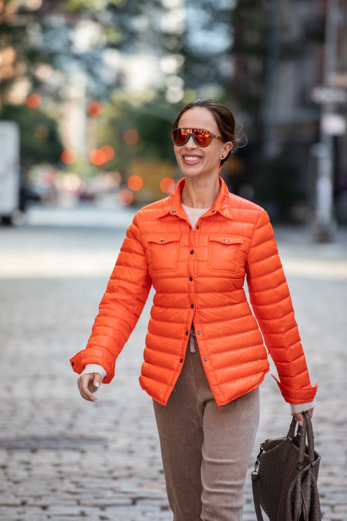 The Harrow Royale | Down Shirt | Orange