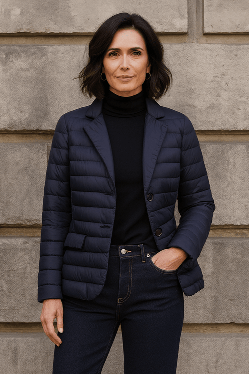 The Mayfair | Down Blazer | Ink Navy | Size UP