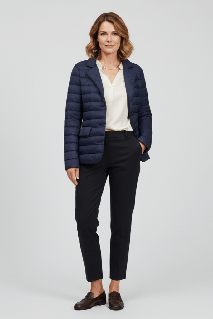 The Mayfair | Down Blazer | Ink Navy | Size UP