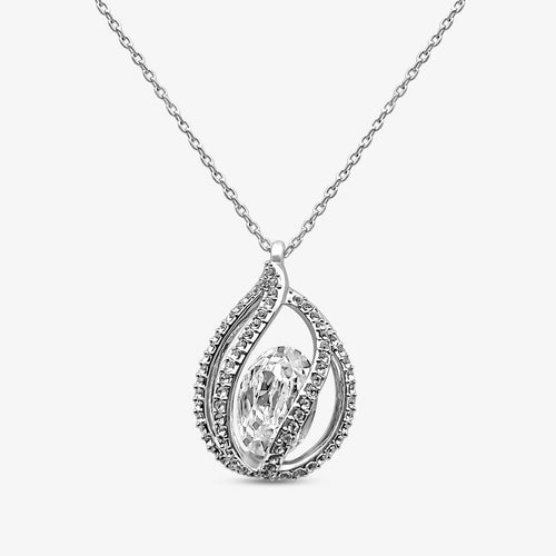 To My Beautiful Wife - I Love You, Always &  Forever - Orbital Birdcage Necklace