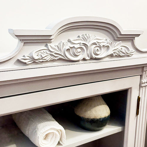 Baroque Elegance Wall Mounted Cabinet with Magnetic Door
